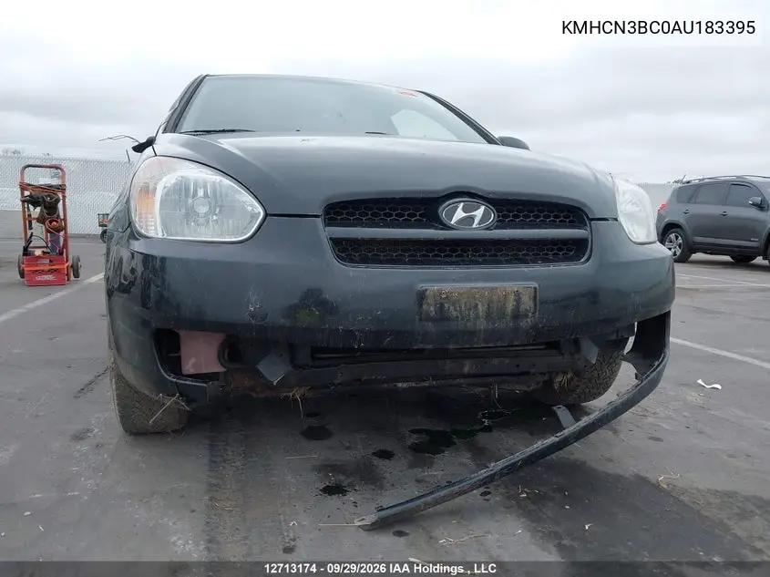 2010 HYUNDAI ACCENT VIN KMHCN3BC0AU183395 — фото 6
