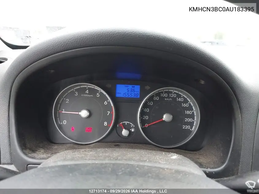 2010 HYUNDAI ACCENT VIN KMHCN3BC0AU183395 — фото 7