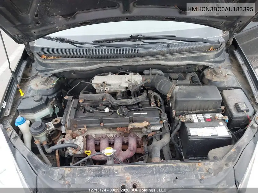 2010 HYUNDAI ACCENT VIN KMHCN3BC0AU183395 — фото 9