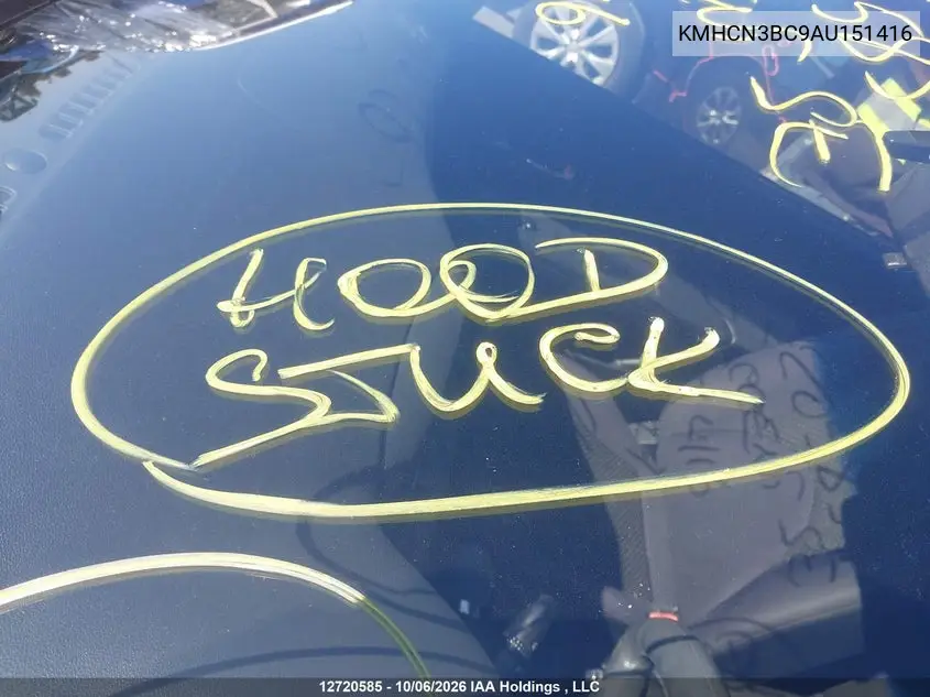 2010 HYUNDAI ACCENT VIN KMHCN3BC9AU151416 — фото 10