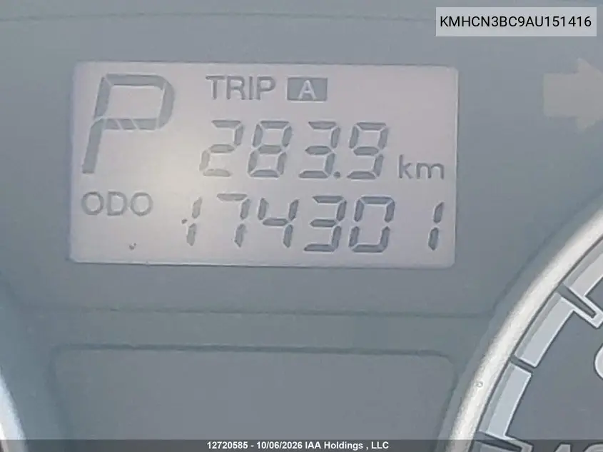 2010 HYUNDAI ACCENT VIN KMHCN3BC9AU151416 — фото 16