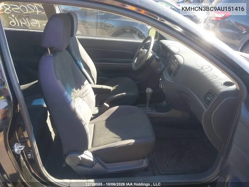 2010 HYUNDAI ACCENT VIN KMHCN3BC9AU151416 — фото 5