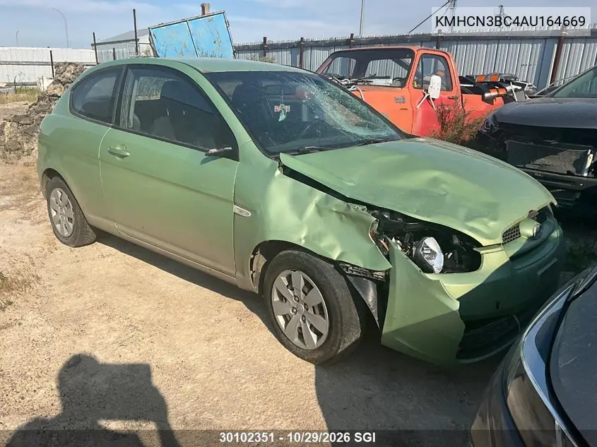 HYUNDAI ACCENT 2010, VIN KMHCN3BC4AU164669
