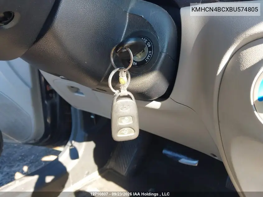 2011 HYUNDAI ACCENT VIN KMHCN4BCXBU574805 — фото 11