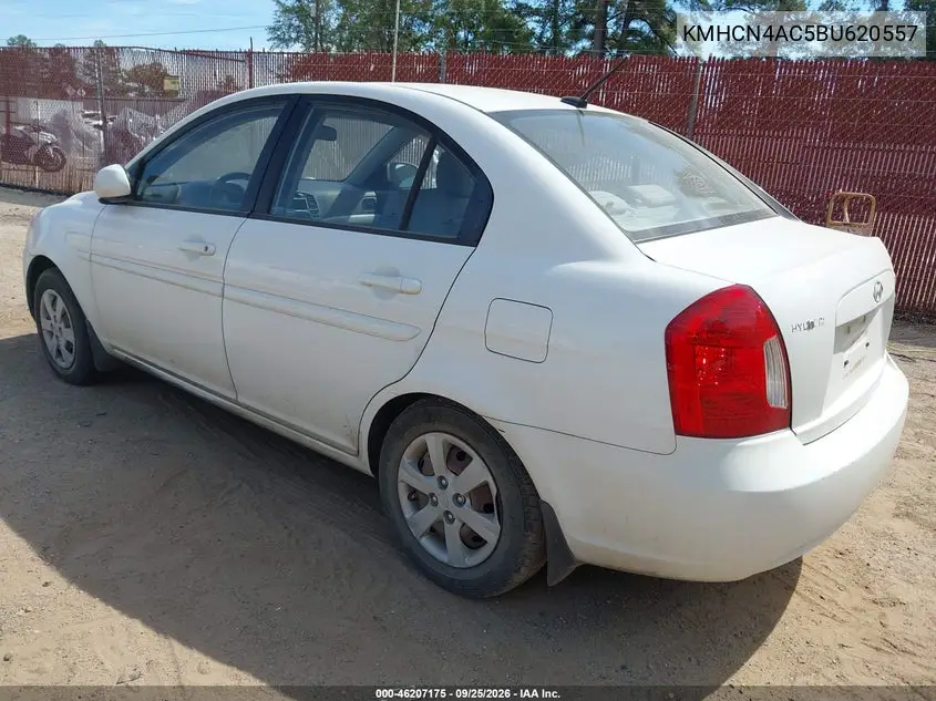 2011 HYUNDAI ACCENT VIN KMHCN4AC5BU620557 — фото 3