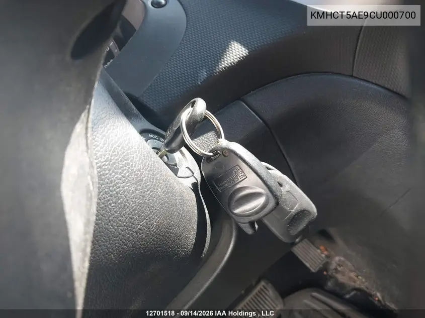 2012 HYUNDAI ACCENT VIN KMHCT5AE9CU000700 — фото 11