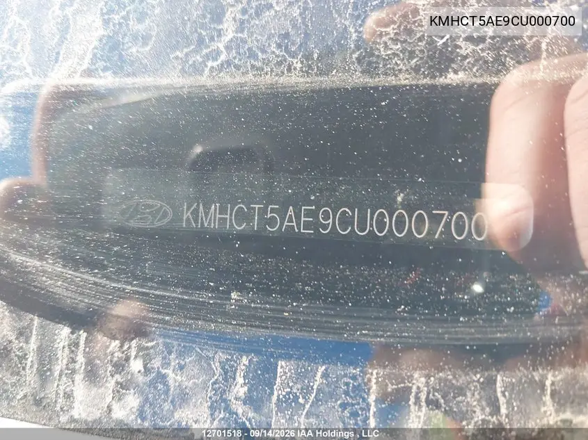 2012 HYUNDAI ACCENT VIN KMHCT5AE9CU000700 — фото 18