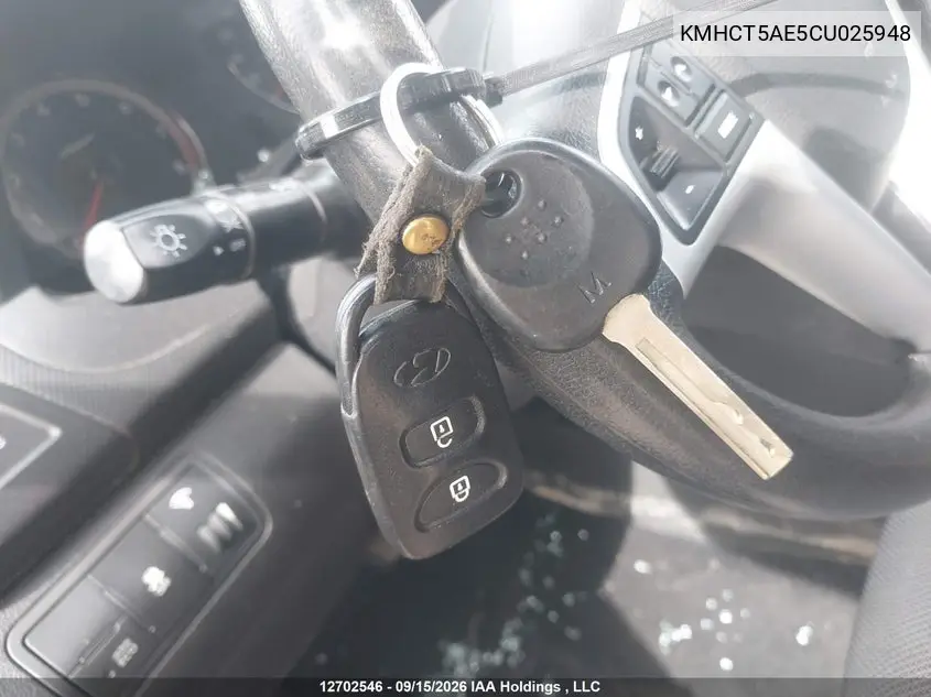 2012 HYUNDAI ACCENT VIN KMHCT5AE5CU025948 — фото 11