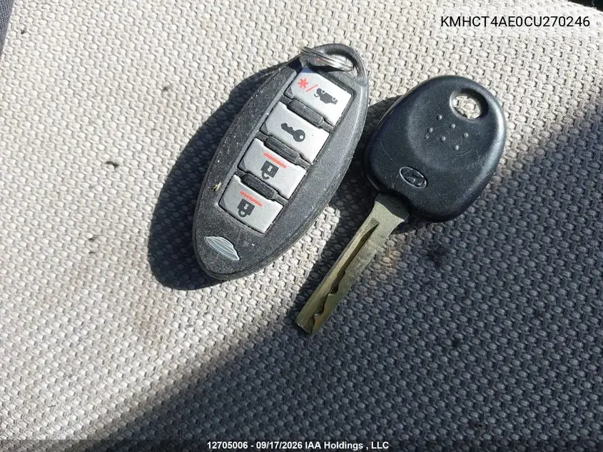 2012 HYUNDAI ACCENT VIN KMHCT4AE0CU270246 — фото 11