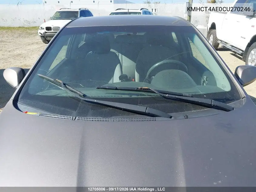 2012 HYUNDAI ACCENT VIN KMHCT4AE0CU270246 — фото 17