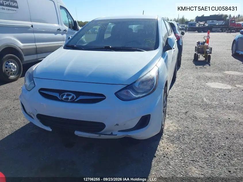 2012 HYUNDAI ACCENT VIN KMHCT5AE1CU058431 — фото 11