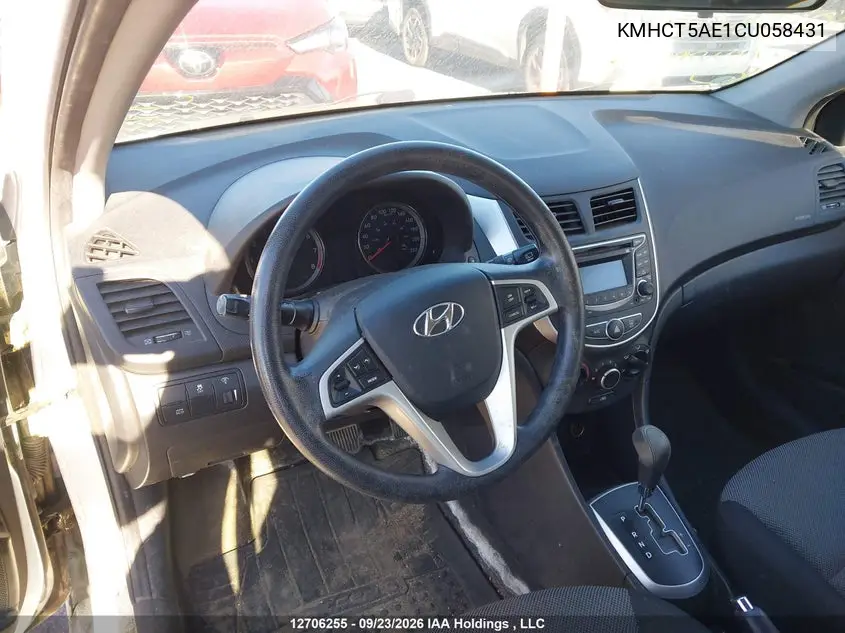 2012 HYUNDAI ACCENT VIN KMHCT5AE1CU058431 — фото 18