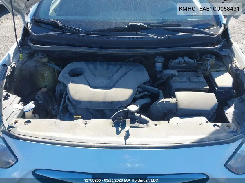 2012 HYUNDAI ACCENT VIN KMHCT5AE1CU058431 — фото 9