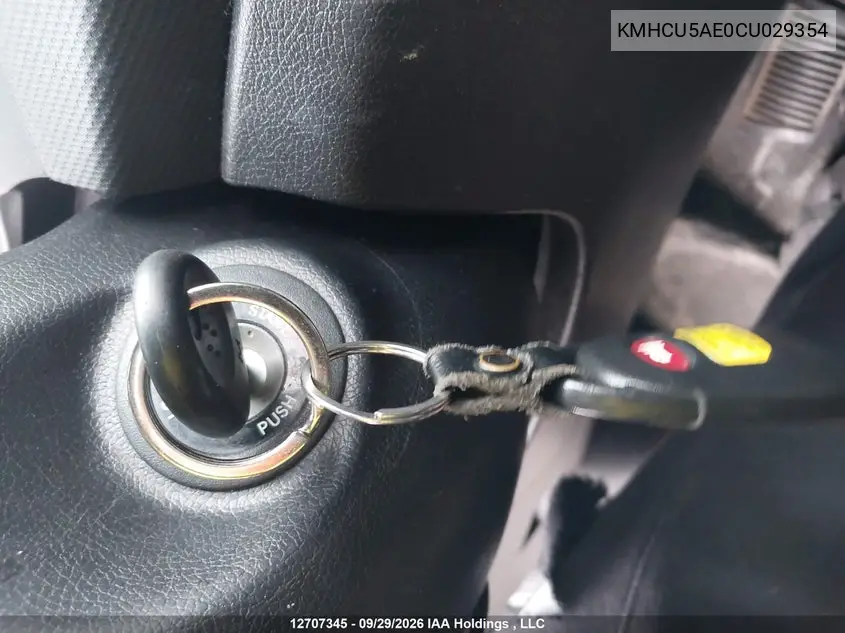 2012 HYUNDAI ACCENT VIN KMHCU5AE0CU029354 — фото 11