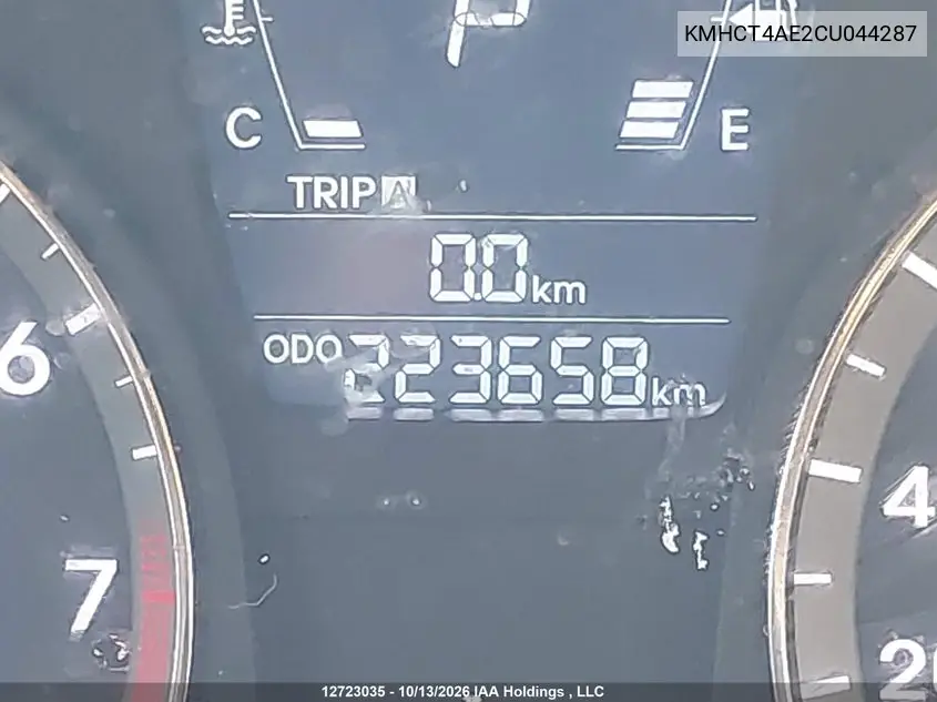 2012 HYUNDAI ACCENT VIN KMHCT4AE2CU044287 — фото 15