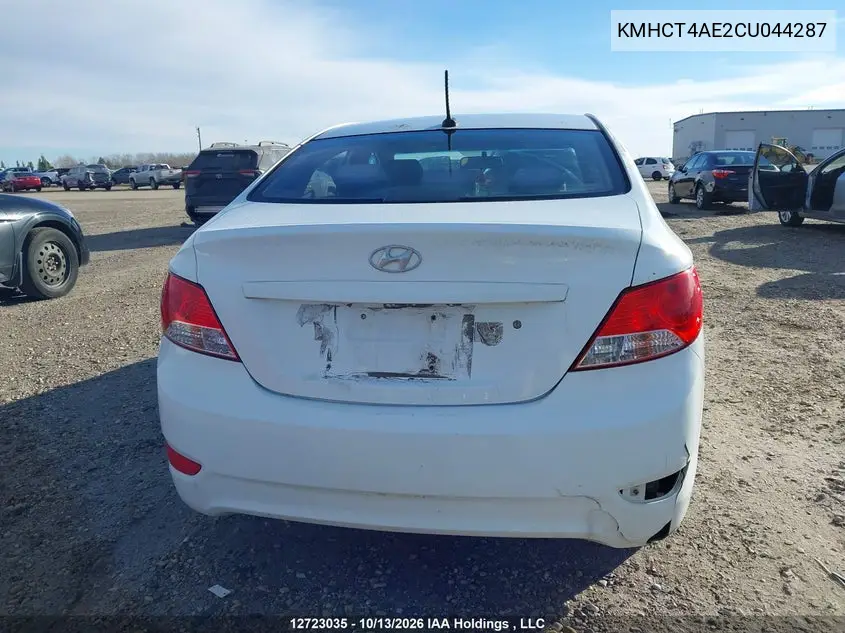 2012 HYUNDAI ACCENT VIN KMHCT4AE2CU044287 — фото 16