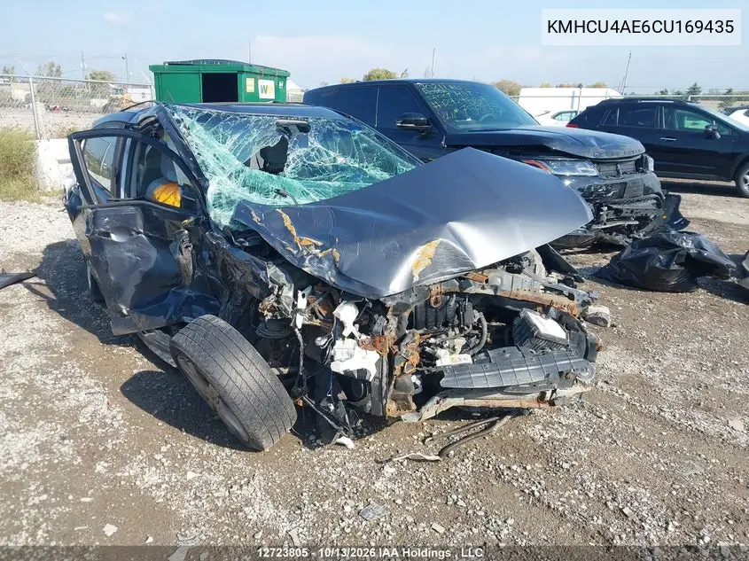HYUNDAI ACCENT 2012, VIN KMHCU4AE6CU169435