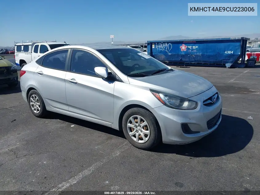 HYUNDAI ACCENT 2012, VIN KMHCT4AE9CU223006