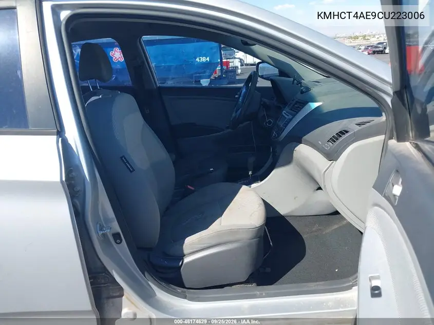 2012 HYUNDAI ACCENT VIN KMHCT4AE9CU223006 — фото 5