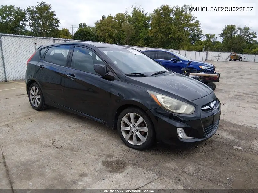 HYUNDAI ACCENT 2012, VIN KMHCU5AE2CU022857