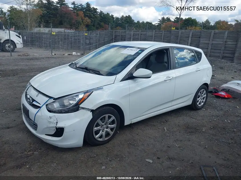 2012 HYUNDAI ACCENT VIN KMHCT5AE6CU015557 — фото 2