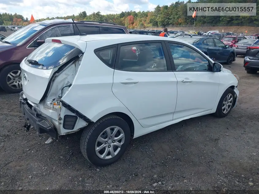 2012 HYUNDAI ACCENT VIN KMHCT5AE6CU015557 — фото 4
