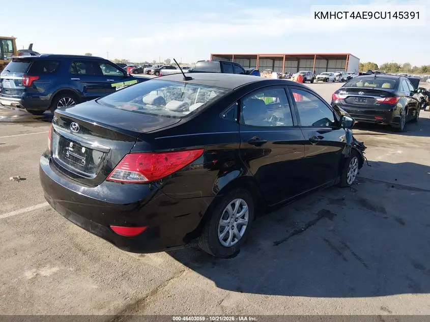 2012 HYUNDAI ACCENT VIN KMHCT4AE9CU145391 — фото 4