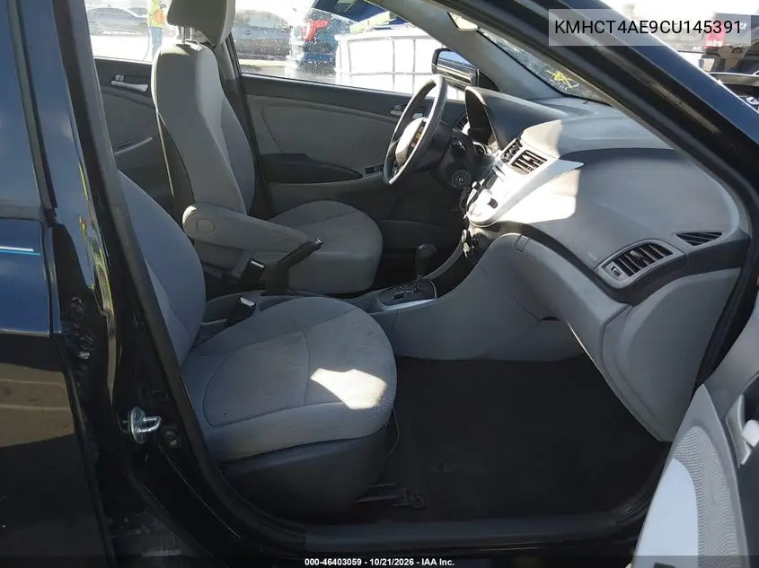 2012 HYUNDAI ACCENT VIN KMHCT4AE9CU145391 — фото 5