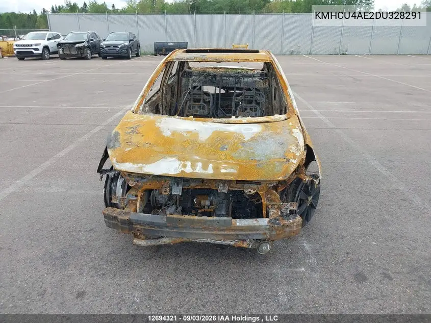 2013 HYUNDAI ACCENT VIN KMHCU4AE2DU328291 — фото 6