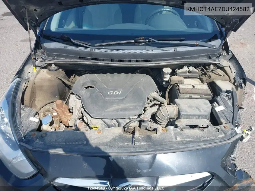 2013 HYUNDAI ACCENT VIN KMHCT4AE7DU424582 — фото 10
