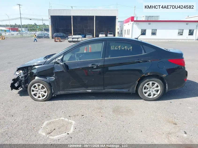 2013 HYUNDAI ACCENT VIN KMHCT4AE7DU424582 — фото 14