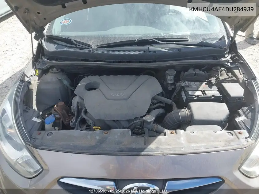 2013 HYUNDAI ACCENT VIN KMHCU4AE4DU284939 — фото 10