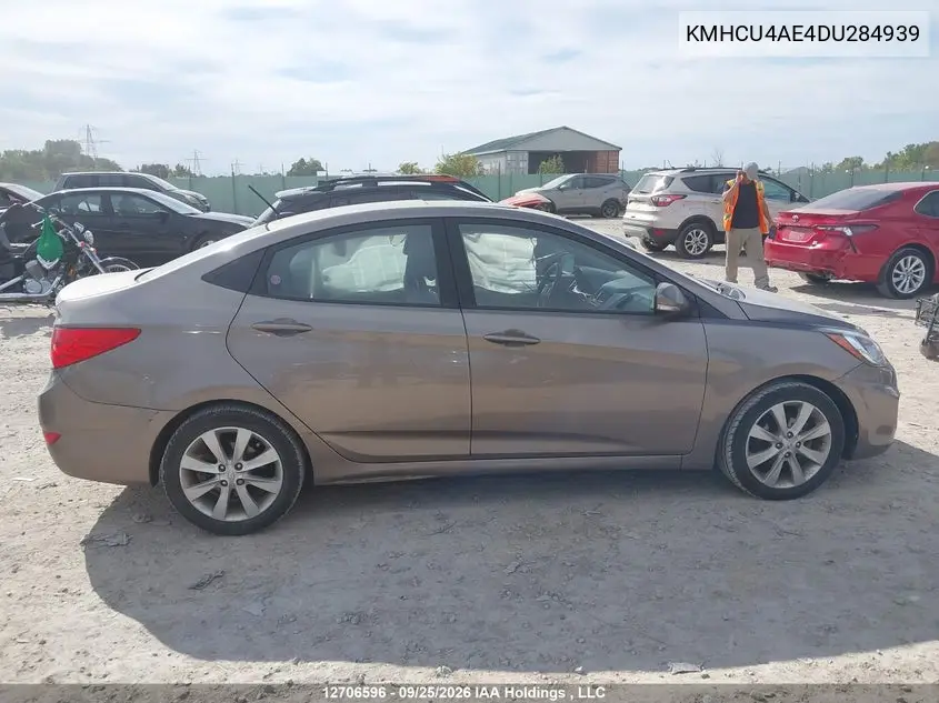 2013 HYUNDAI ACCENT VIN KMHCU4AE4DU284939 — фото 13