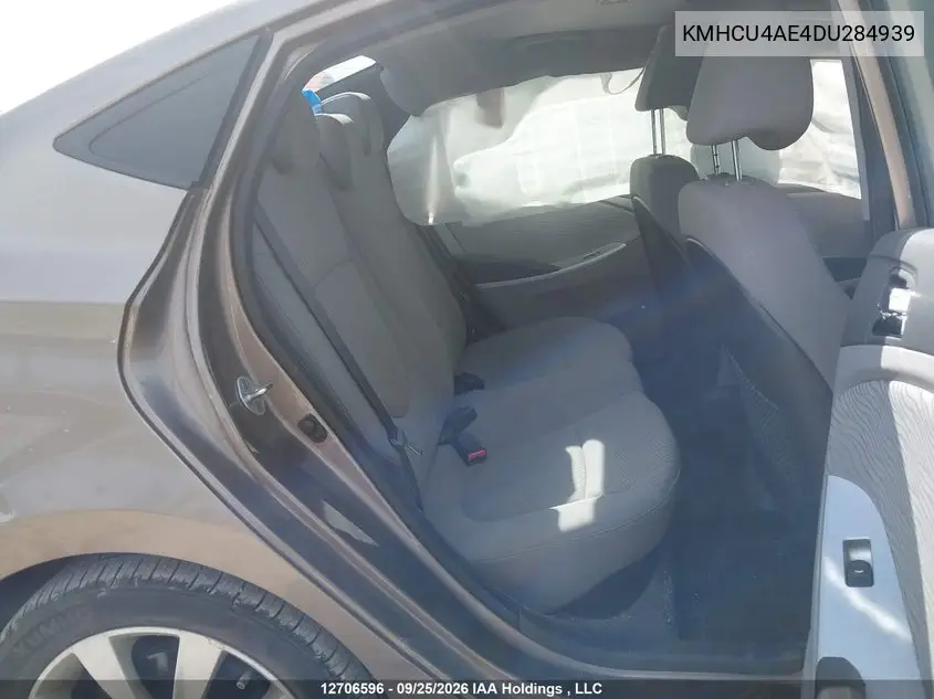 2013 HYUNDAI ACCENT VIN KMHCU4AE4DU284939 — фото 8