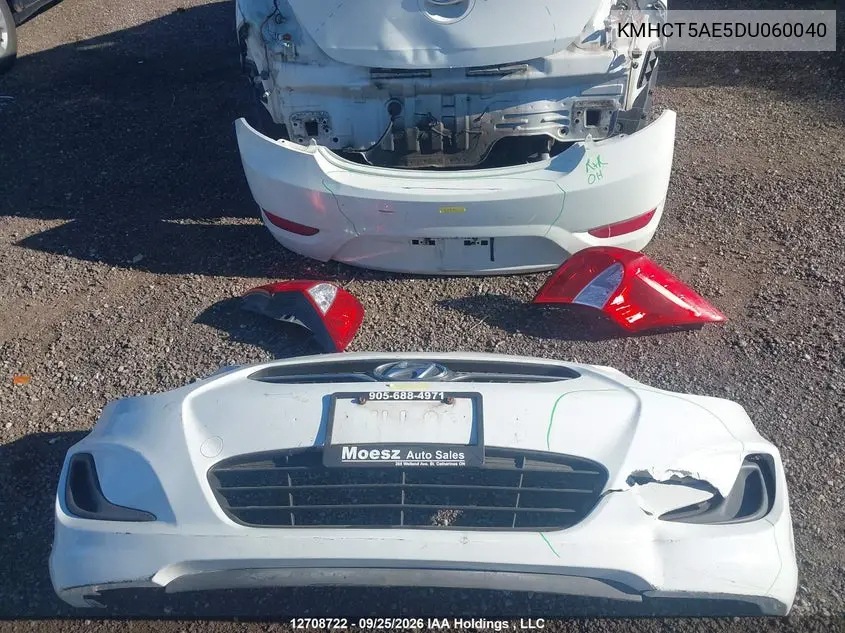 2013 HYUNDAI ACCENT VIN KMHCT5AE5DU060040 — фото 12