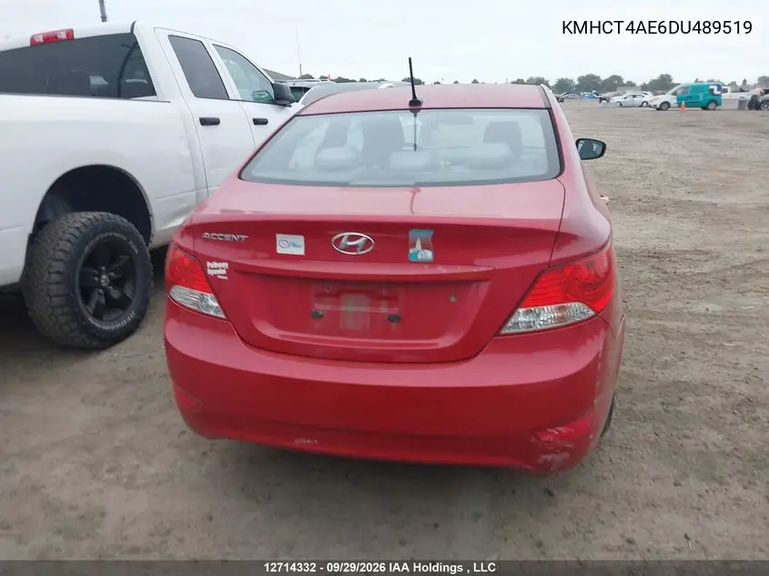 2013 HYUNDAI ACCENT VIN KMHCT4AE6DU489519 — фото 17