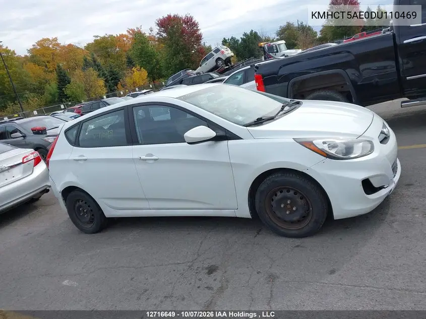 2013 HYUNDAI ACCENT VIN KMHCT5AE0DU110469 — фото 13