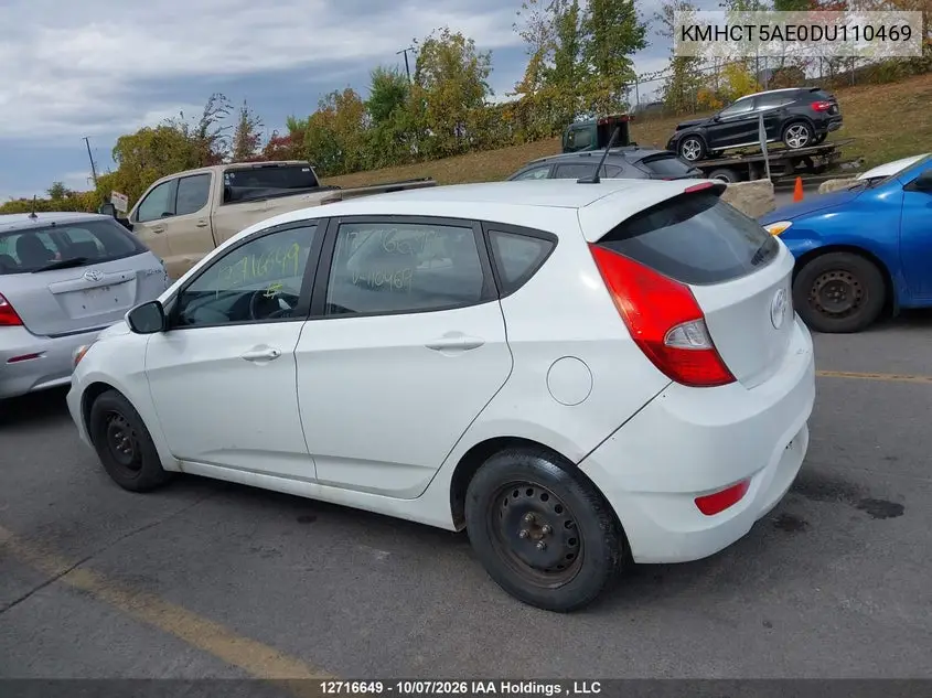 2013 HYUNDAI ACCENT VIN KMHCT5AE0DU110469 — фото 14
