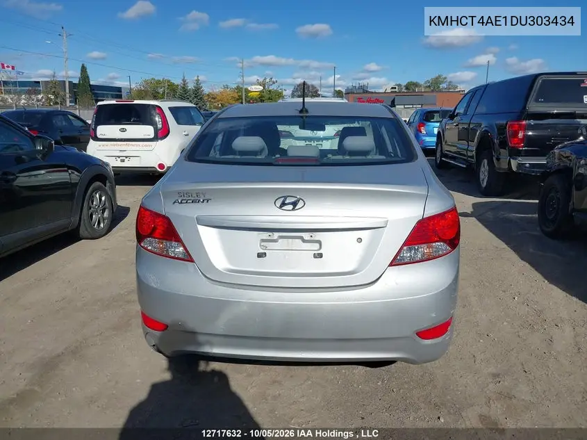 2013 HYUNDAI ACCENT VIN KMHCT4AE1DU303434 — фото 16