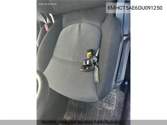 2013 HYUNDAI ACCENT VIN KMHCT5AE6DU091250 — фото 6
