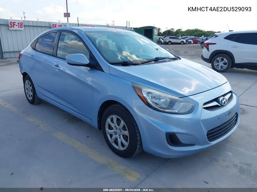 HYUNDAI ACCENT 2013, VIN KMHCT4AE2DU529093