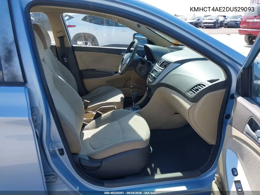 2013 HYUNDAI ACCENT VIN KMHCT4AE2DU529093 — фото 5