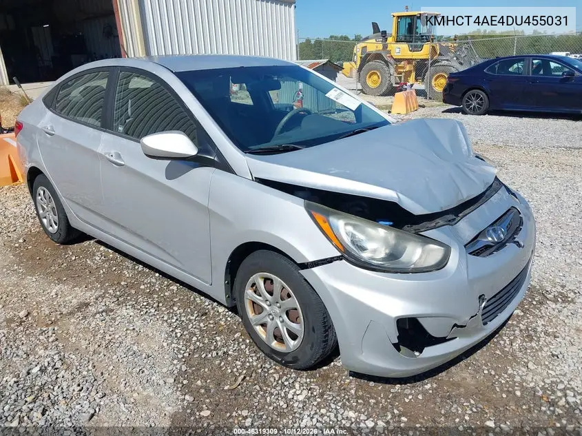 HYUNDAI ACCENT 2013, VIN KMHCT4AE4DU455031