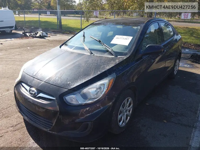 2013 HYUNDAI ACCENT VIN KMHCT4AE9DU427256 — фото 2