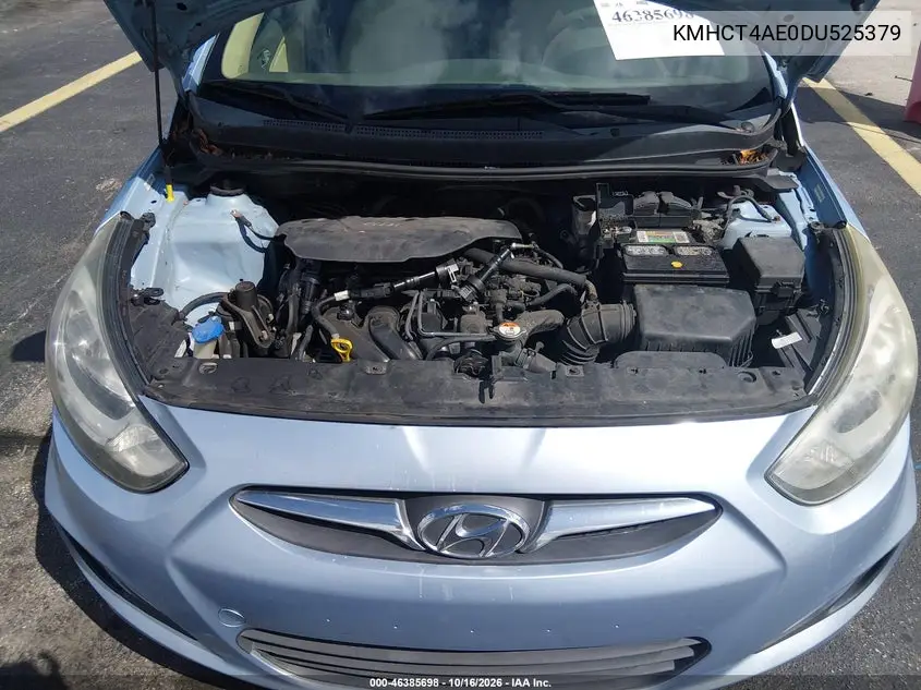 2013 HYUNDAI ACCENT VIN KMHCT4AE0DU525379 — фото 10