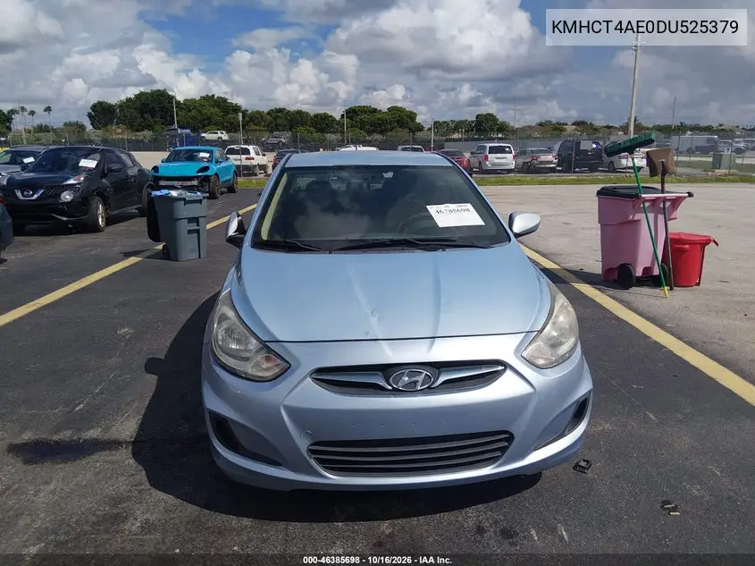 2013 HYUNDAI ACCENT VIN KMHCT4AE0DU525379 — фото 6