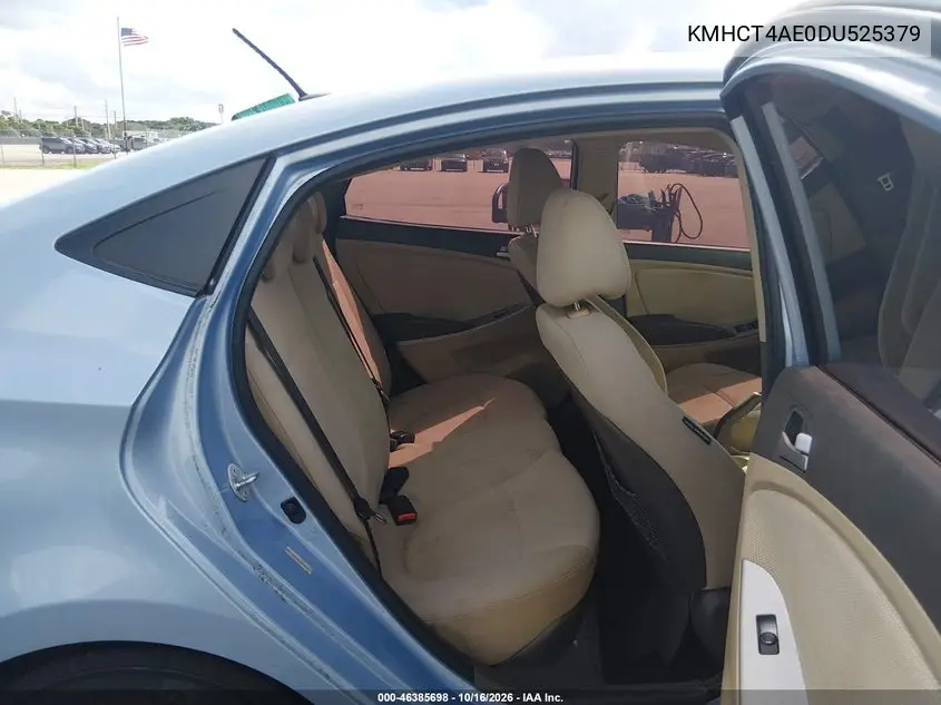 2013 HYUNDAI ACCENT VIN KMHCT4AE0DU525379 — фото 8