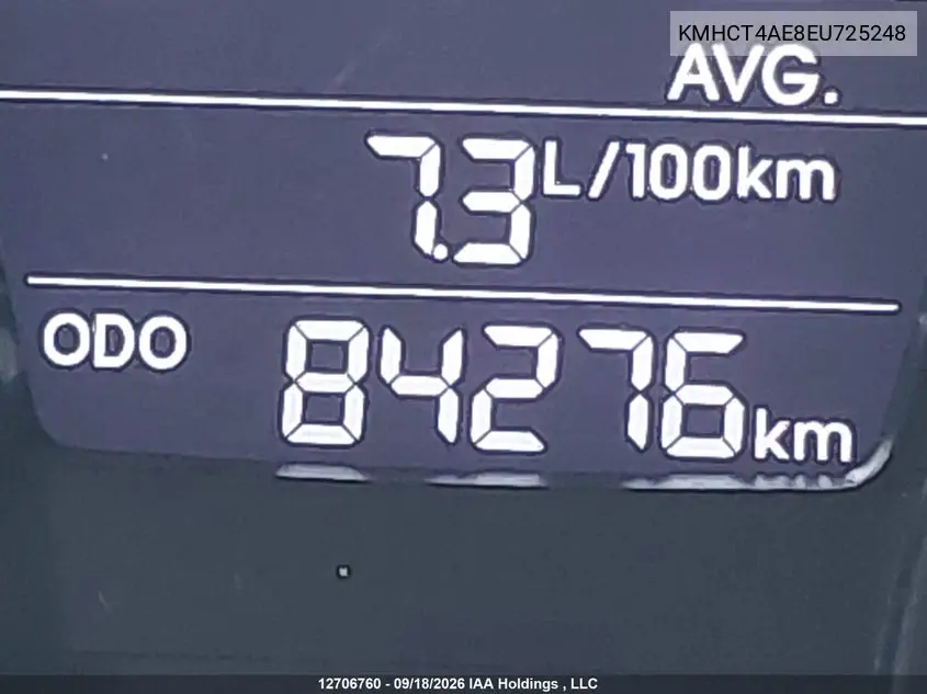 2014 HYUNDAI ACCENT VIN KMHCT4AE8EU725248 — фото 15