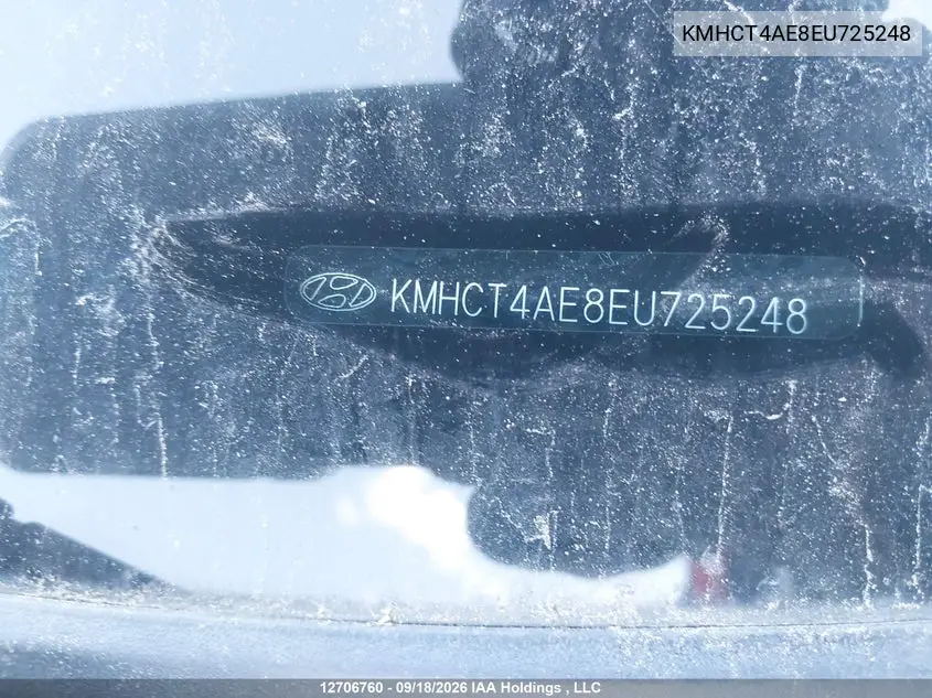 2014 HYUNDAI ACCENT VIN KMHCT4AE8EU725248 — фото 19
