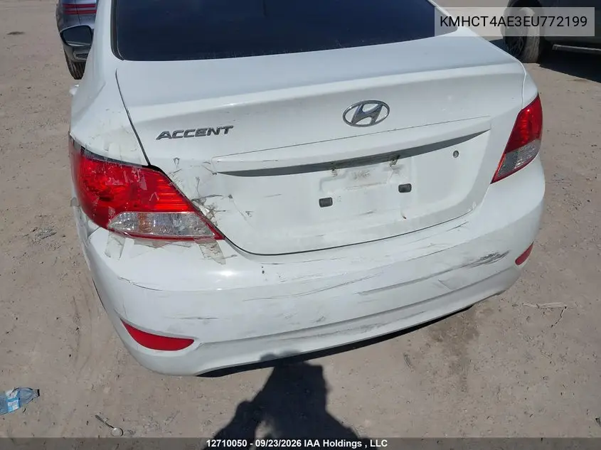 2014 HYUNDAI ACCENT VIN KMHCT4AE3EU772199 — фото 6